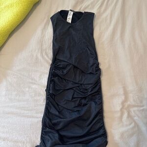 Dark grey short dress from Zara
